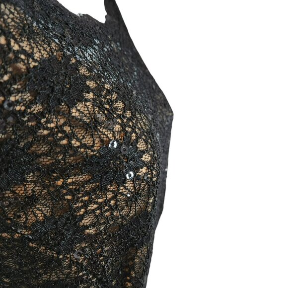 Alex Evenings Black Lace Dress - Picture 6 of 10